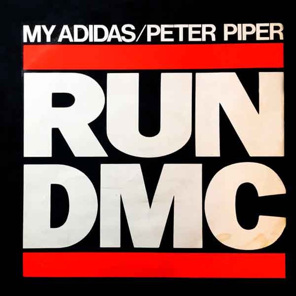 Portada del MAXISINGLE de Run DMC, My Adidas